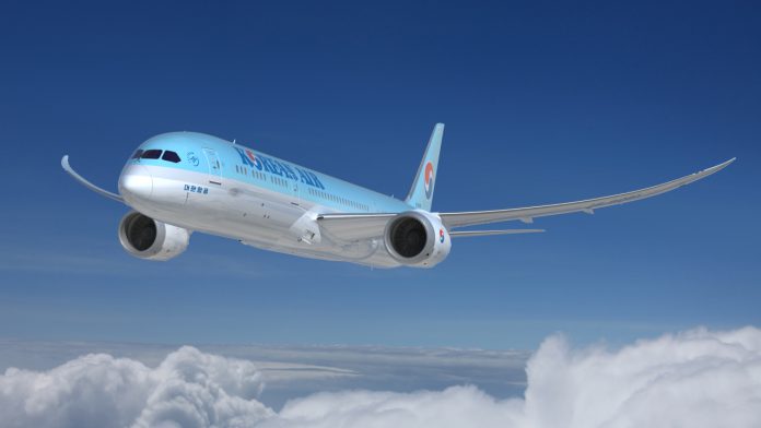大韩航空波音787-9梦想客机