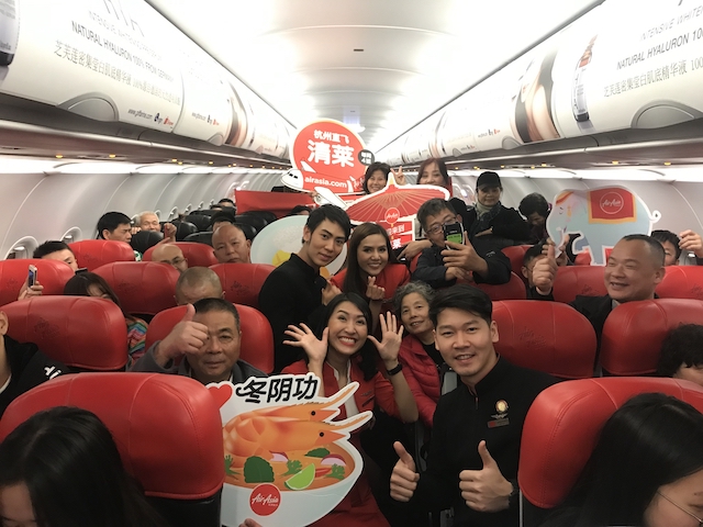 亚洲航空杭州独家航线连接泰北双城