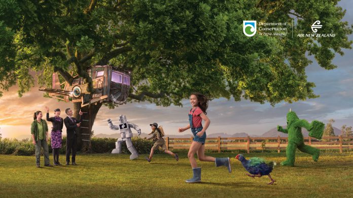 新西兰航空安全视频海报