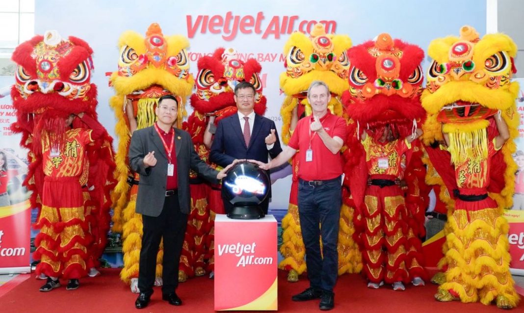 越捷航空在春节开通胡志明市—成都航线