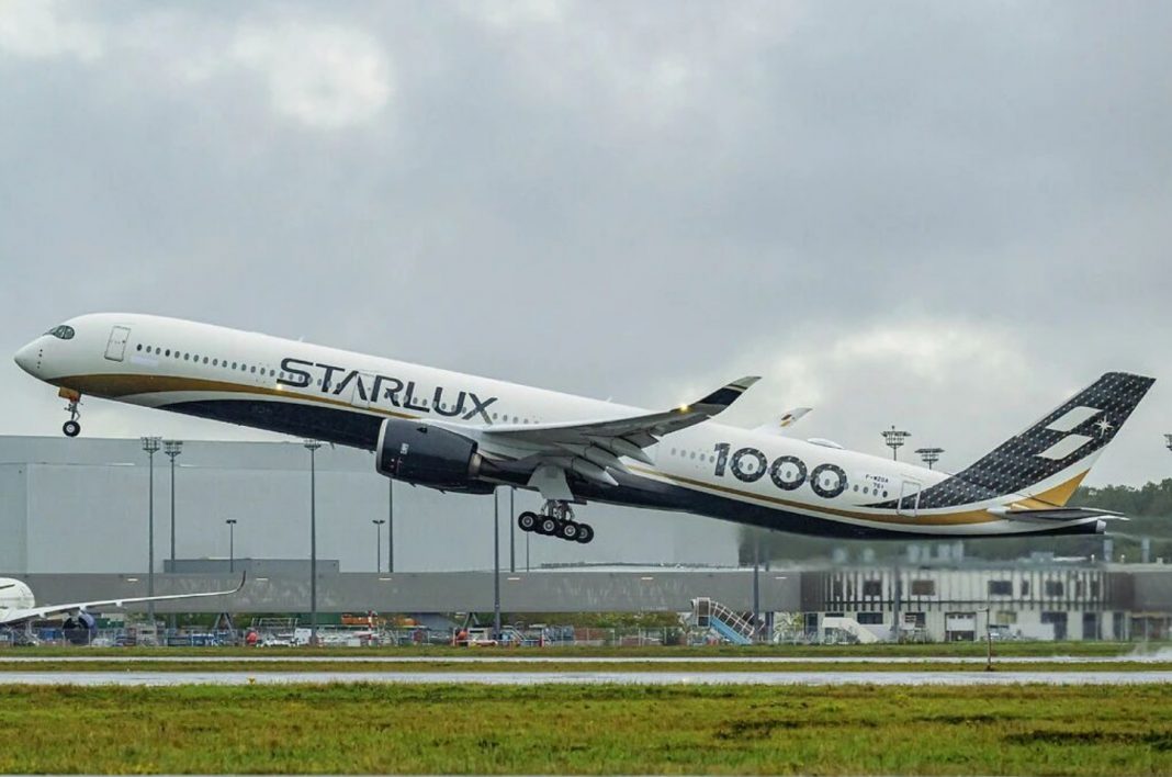 星宇航空接收首架空客A350-1000飞机