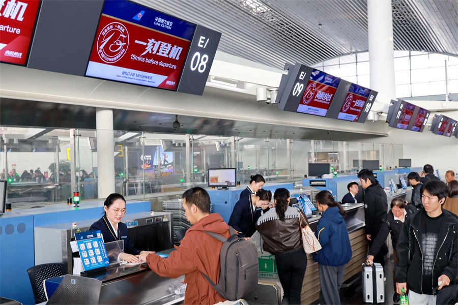 南航广州推出国内航班“一刻登机”服务