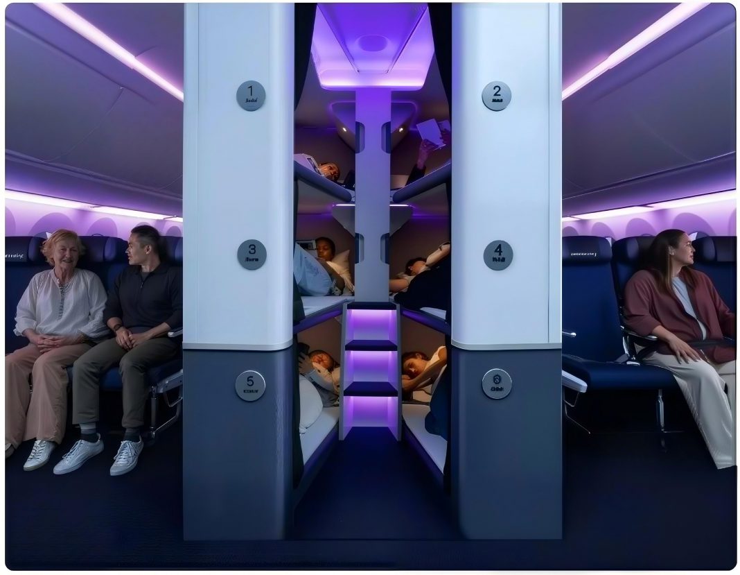 新西兰航空推出全球首创经济舱卧铺“Skynest”